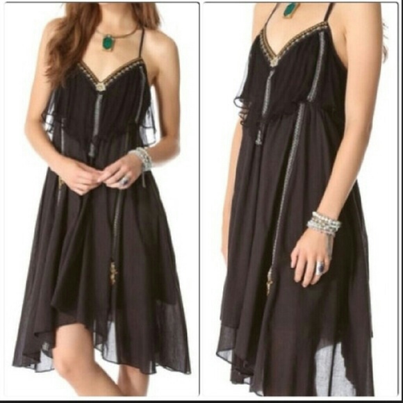 NEW- Free People Enchanted Rock Embroidered Dress