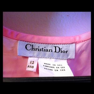 Christian Dior dress for kids