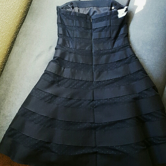 WHBL  Strapless Black Dress - Picture 2 of 2