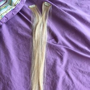 Clip in hair extensions