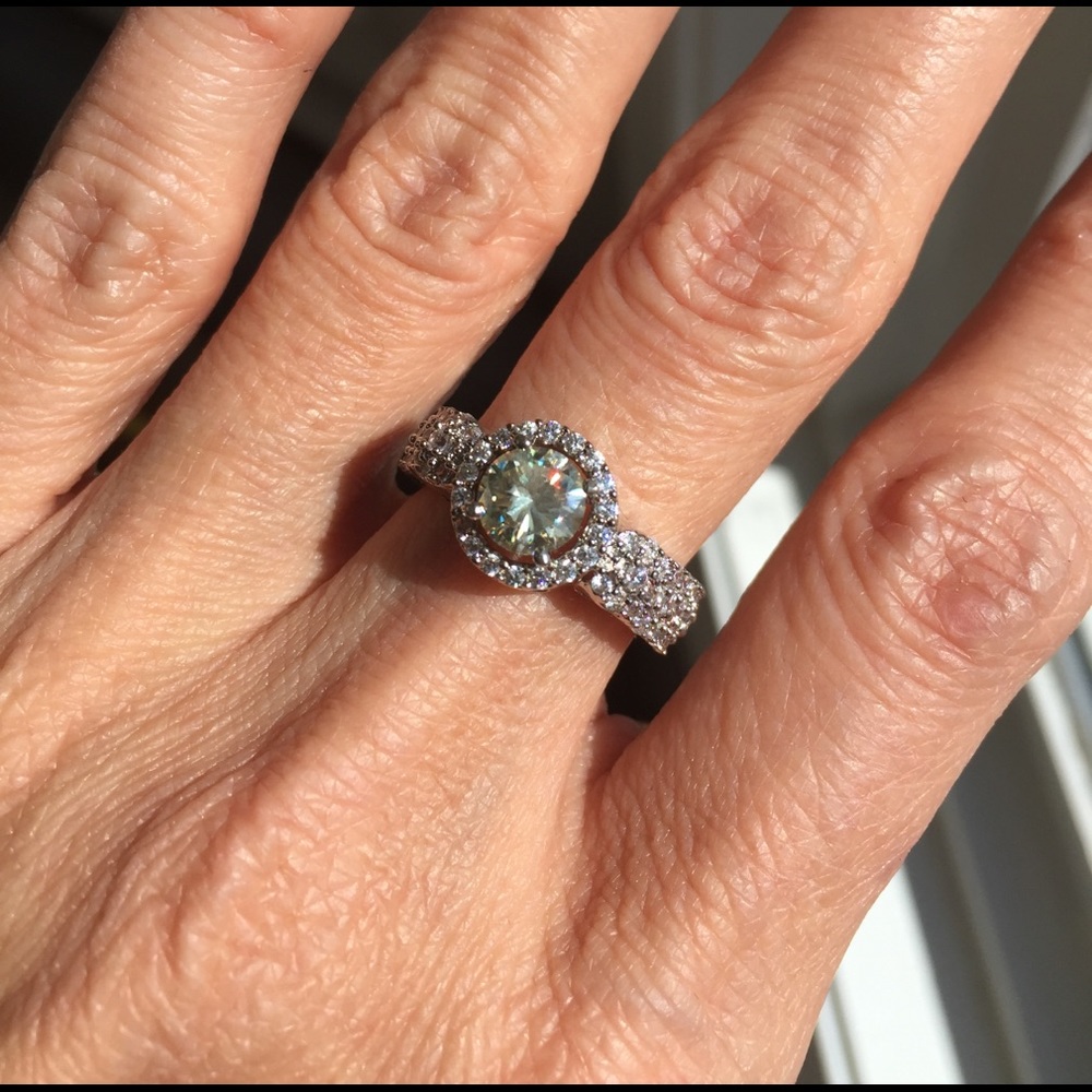 💯Moissanite Diamond Wedding Ring