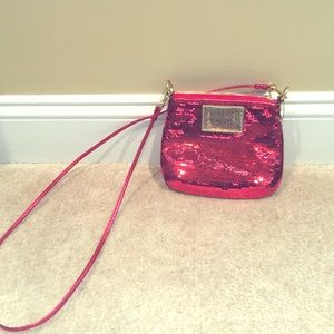 Sexy Red sequin Coach purse