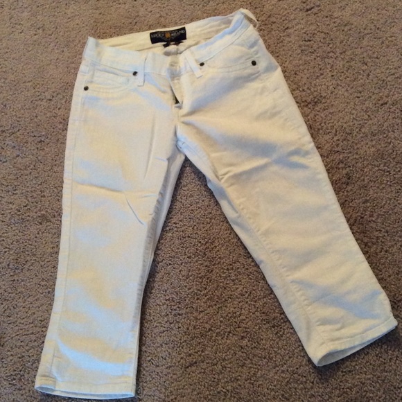 Lucky Brand White Capris