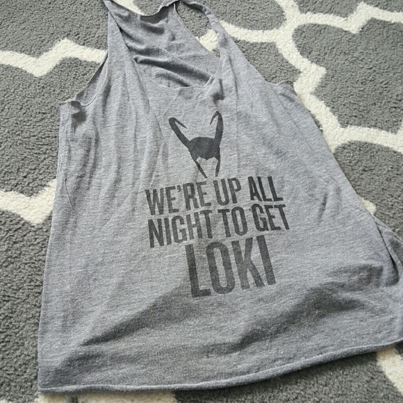"We're up all night to get Loki" Workout Tank