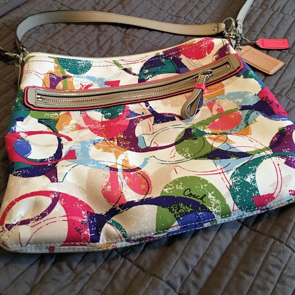Coach multicolored crossbody