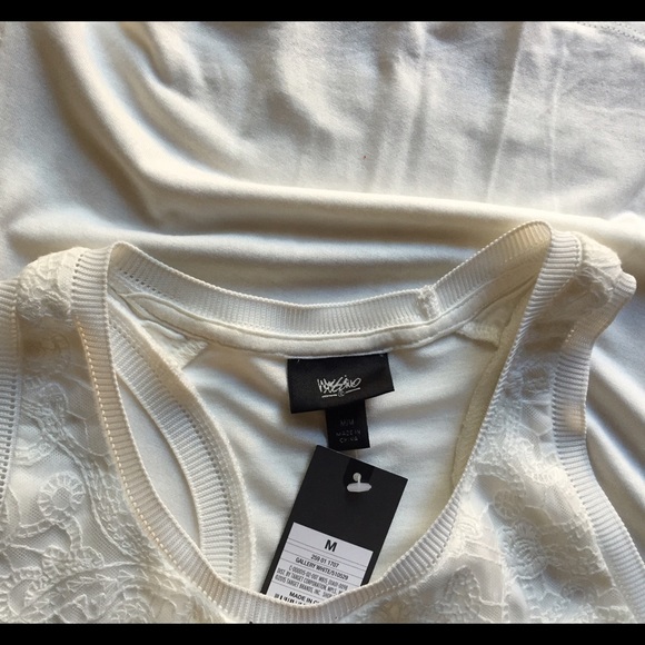 Mossimo White Lace Top - Picture 3 of 4