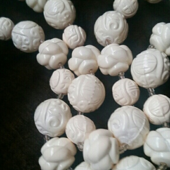 SOLD * Set of Long bead necklaces - Picture 2 of 4