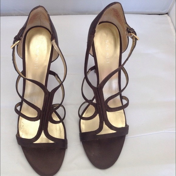 💜Nine West Dark Brown Size 9 Dressy Heels💜