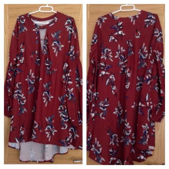 πHOST PICKππFloral Deep V Neck Boho Dress - Picture 4 of 4