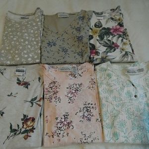 Lot of 6 Basic Editions Size Large