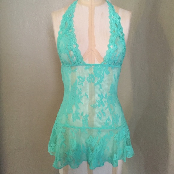 VS Logo Lace Halter Slip! - Picture 3 of 5