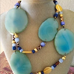 Ralph Lauren Agate Necklace