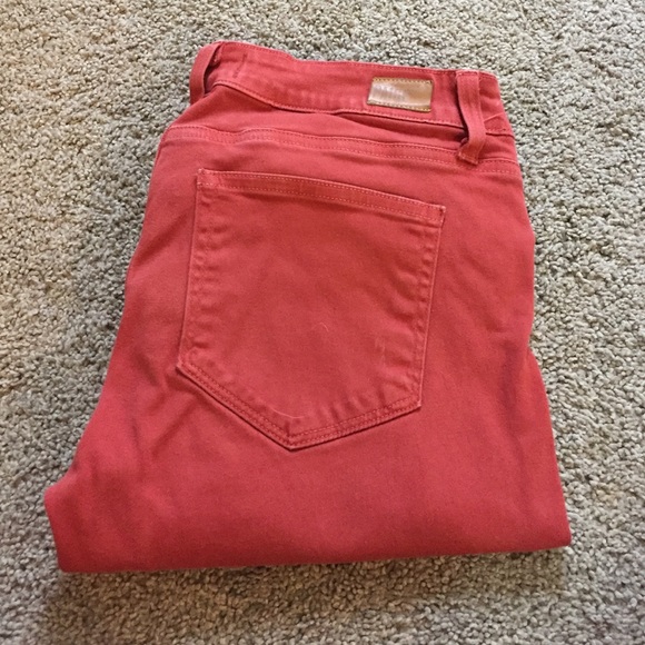Burnt Orange Paige Jeans