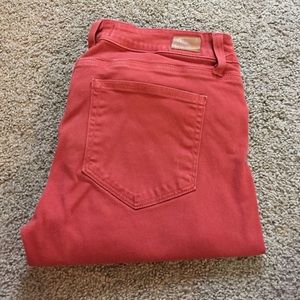 Burnt Orange Paige Jeans