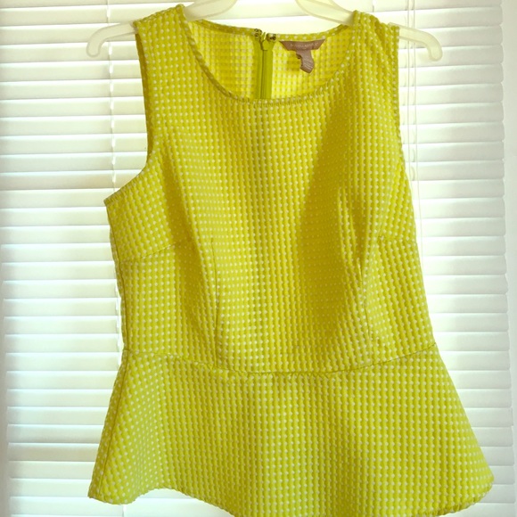 Light lime green top