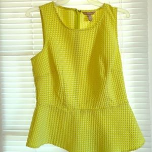 Light lime green top