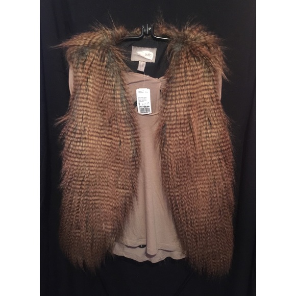 Brown Fur Vest