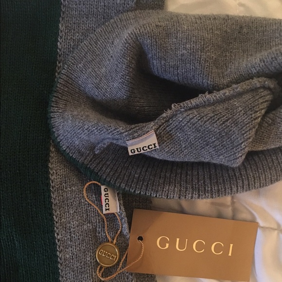 Gucci signature Web Knit Scarf and Hat - Picture 3 of 3