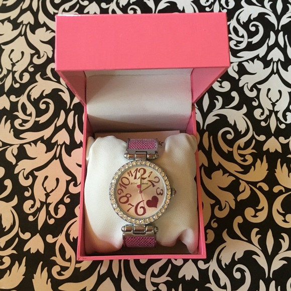 Betsey Johnson Pink Watch