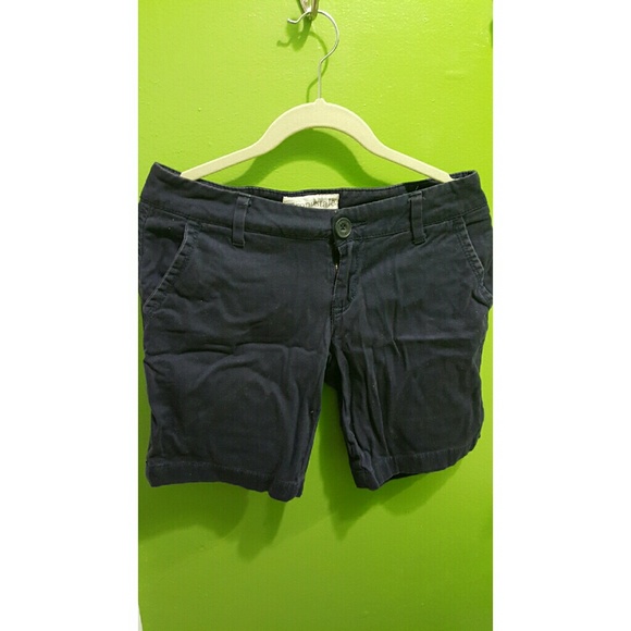 Navy Bermuda shorts