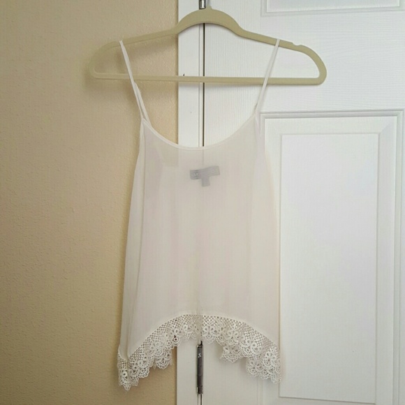 Cute white tank top
