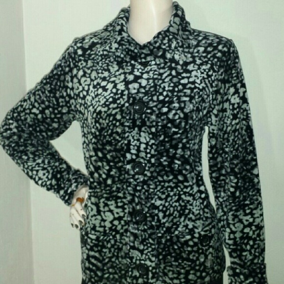 B&W Blazer by Jones New York Signature Collection - Picture 2 of 4