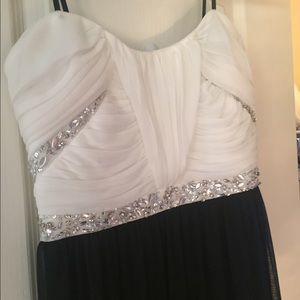 Black and white Prom Dress