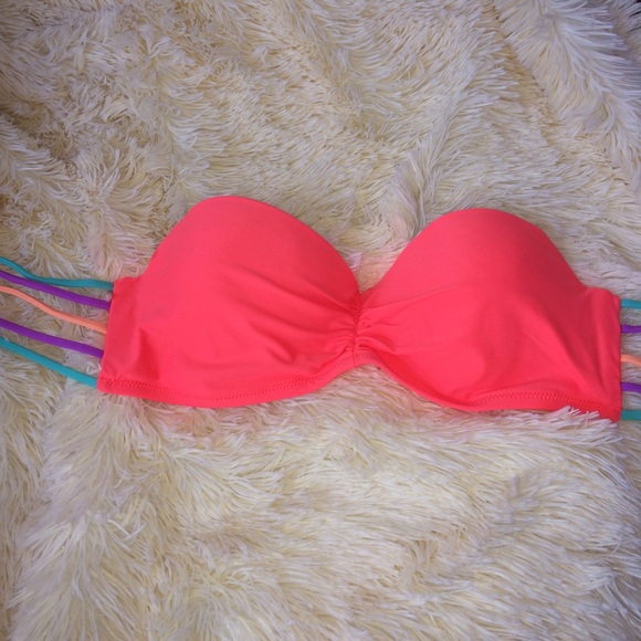 Xl coral swim suit top