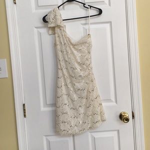 ✨ White & Gold Cocktail Dress ✨