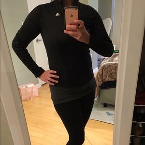 Adidas and under armour workout pullovers