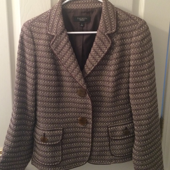 Brown tweed blazer