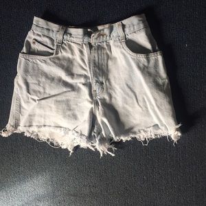 Light washed highwaisted pants
