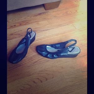 Sling back shoes by Anne Klein