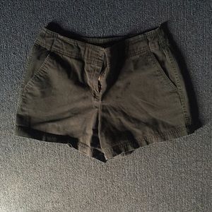 High waisted black shorts