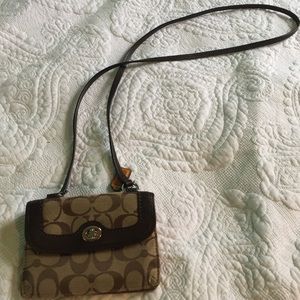 Coach wallet cross body
