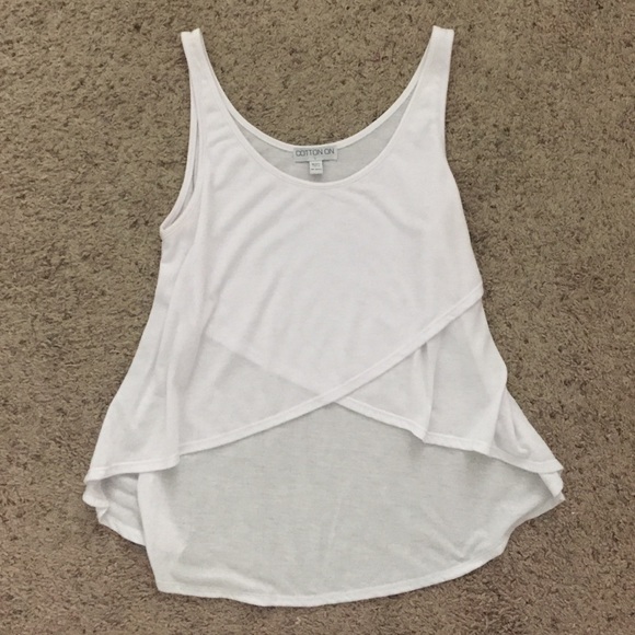 High low crop top