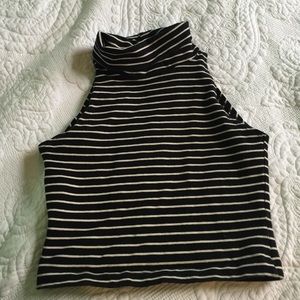 American apparel crop turtle neck