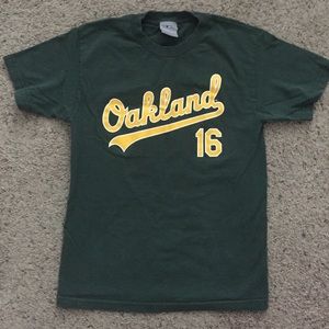 Oakland A's tee shirt