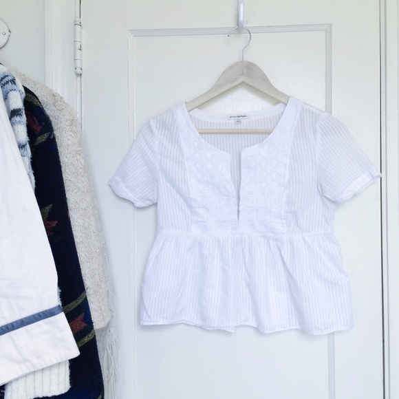American Eagle Crop Blouse *limited time*