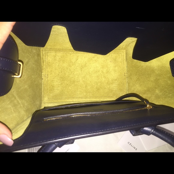 Céline Blue Tie Tote - Picture 4 of 4