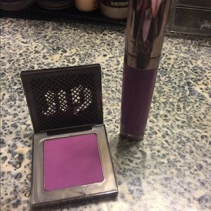 Urban Decay blush and matching lipgloss