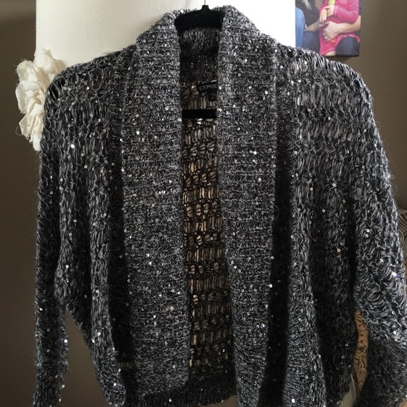 Express size s black with silver sequence euc