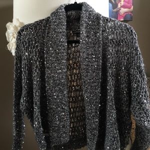 Express size s black with silver sequence euc