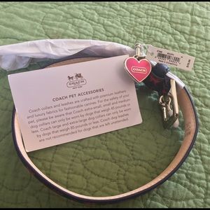 Coach dog collar medium
