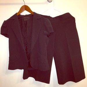 BCBGMAXAZRIA set of stripe blazer and pants