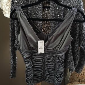 Xsmall Bnwt grey dressy tank