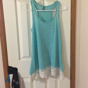 Vanity Turquoise Tank top