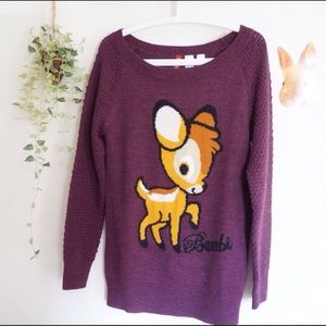 Cozy Bambi knitted Sweater Dress! Sz M to L