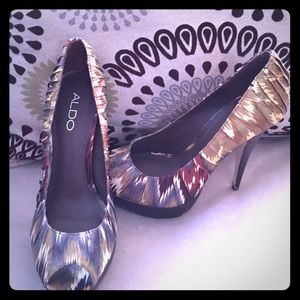 Aldo Heels Size 9. Worn once!