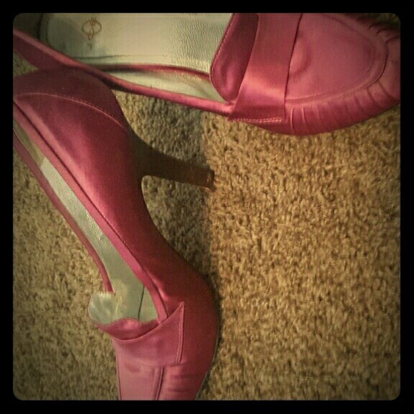 Satin Joey high heels